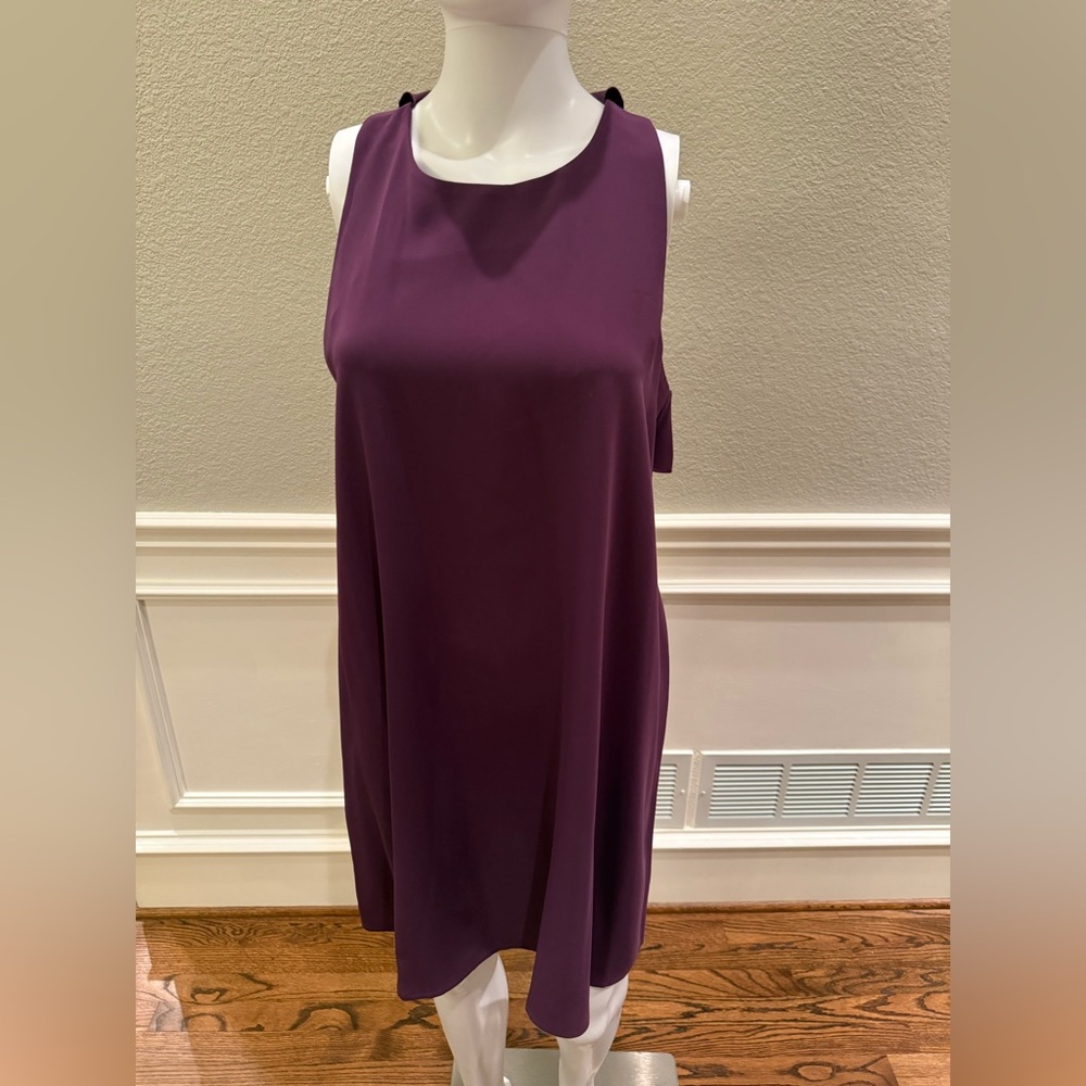 LOFT Plum Sleeveless Mini Dress